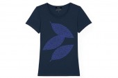 Päälä T-shirt Leafy - French Navy