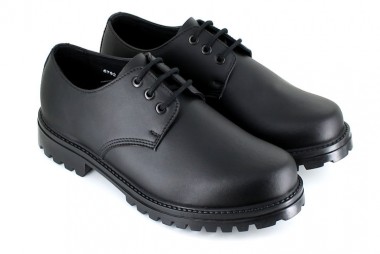 Vegetarian Shoes Chunky Gibson - Zwart