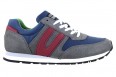 Vegetarian Shoes Vegan Runner - Grey/Navy