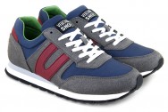 Vegetarian Shoes Vegan Runner - Grey/Navy