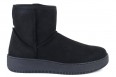 Vegetarian Shoes Snugge Boot Dream Low - Black